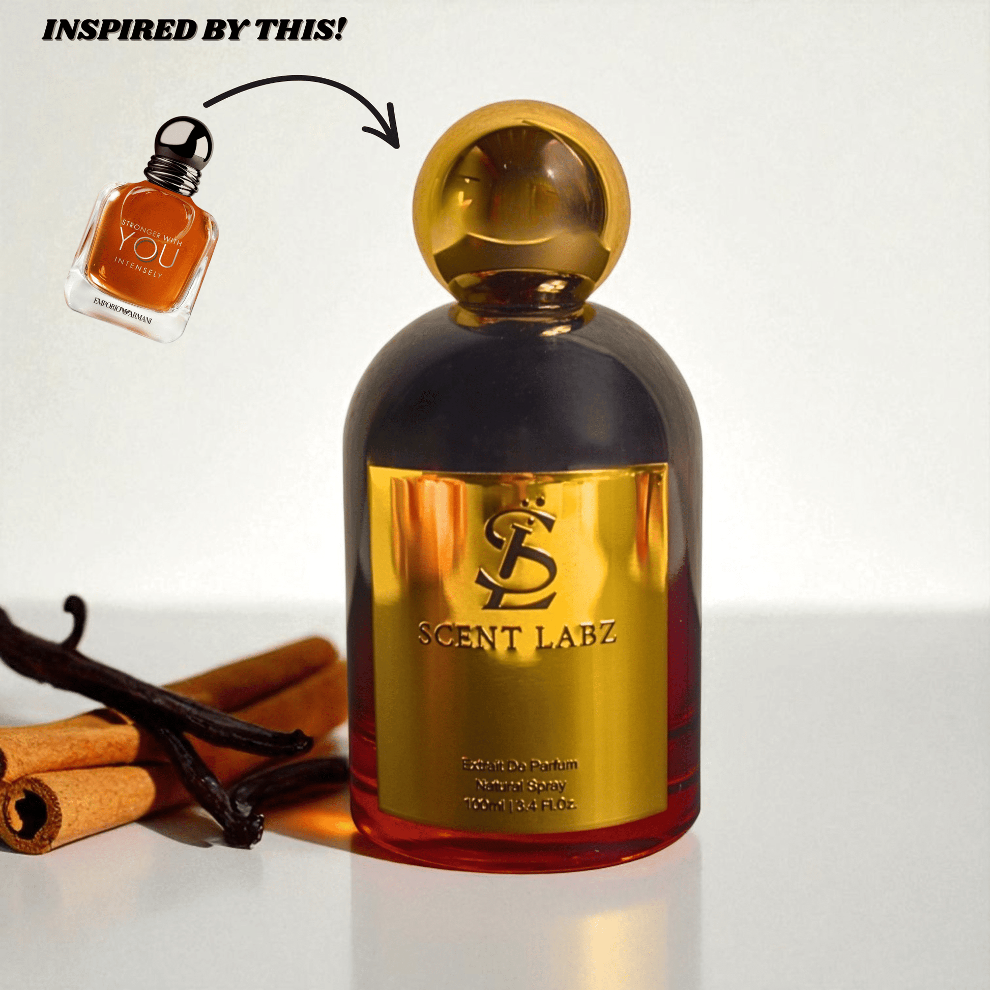 Vanilla Blaze - Inspired by Armani Stronger With You Intensely - Scent Labz